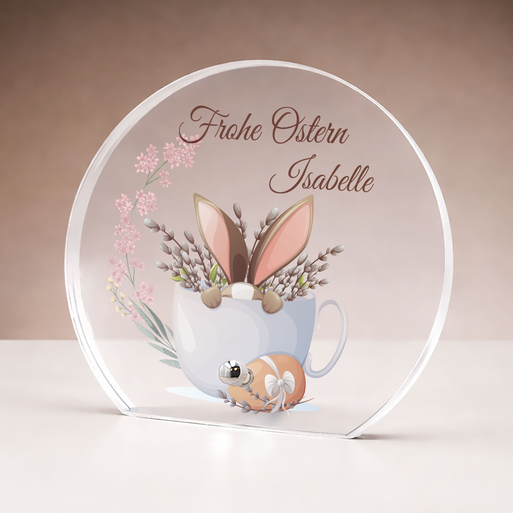 Produktbild von Glastrophäe „Osterzauber in der Tasse“