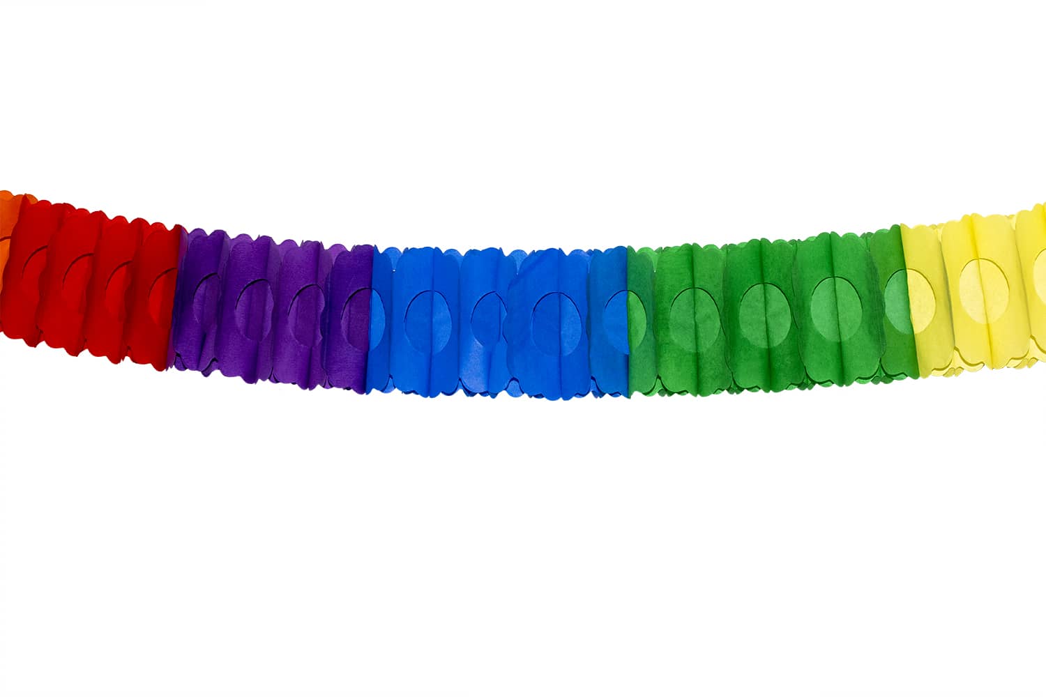 Produktbild von Girlande Regenbogen, schwer entflammbar