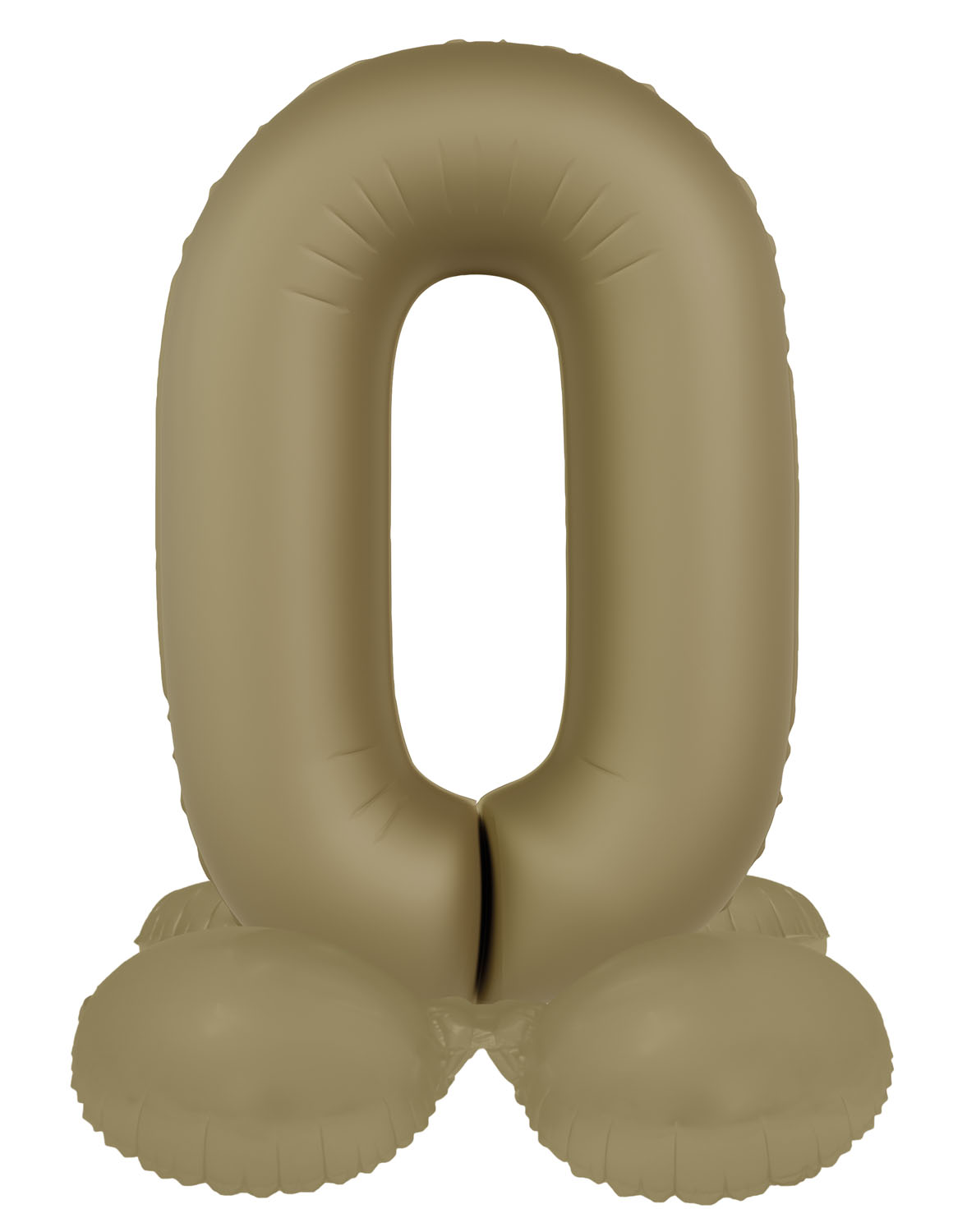 Produktbild von Stehende Zahlenluftballons Gold von 0 bis 9 - 41cm