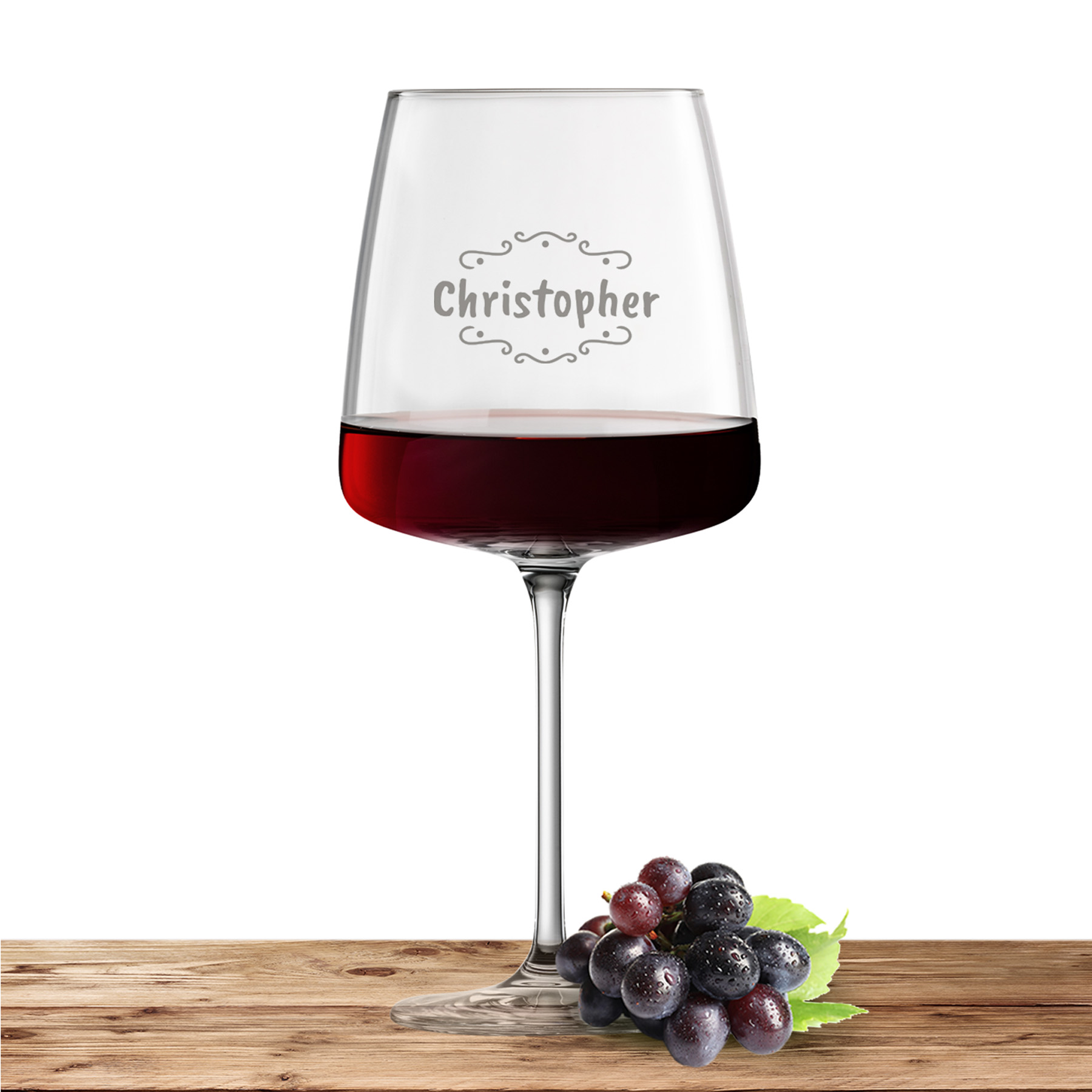 Produktbild von Weinglas Zwiesel Glas Rotweinglas VIVID SENSES 710ml "Verzierung 02" mit Name oder Wunschtext