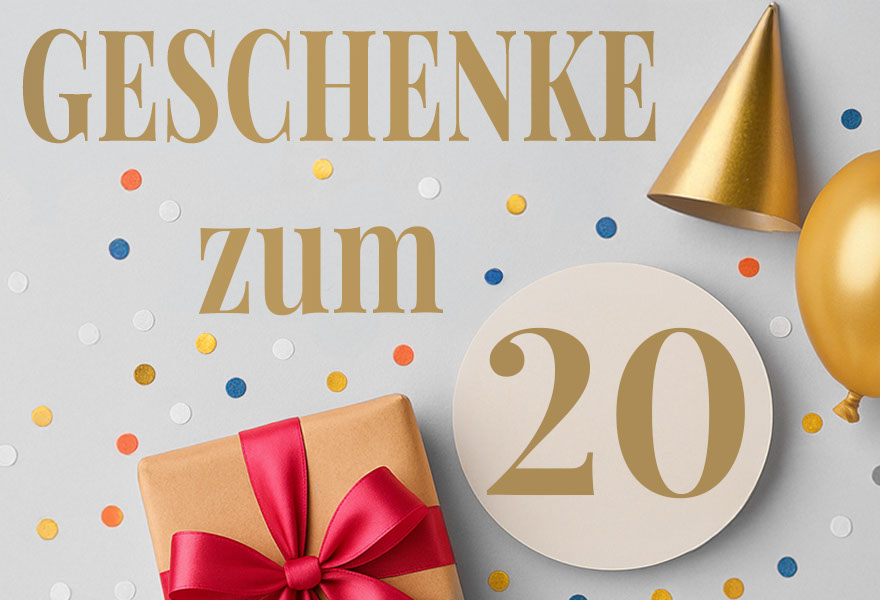 Kategoriebild für Geschenke zum 20. Geburtstag