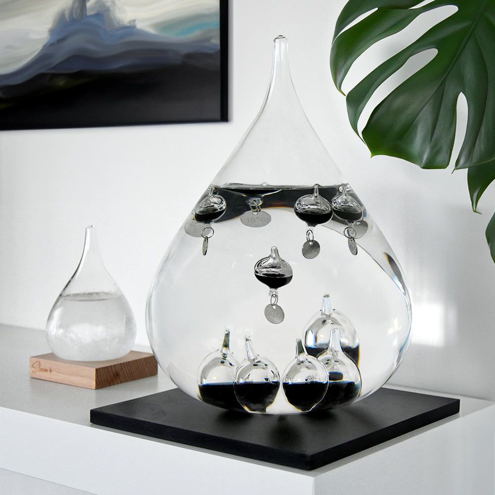 Produktbild von Galileo Tropfen Thermometer XXL – Deko & Temperaturanzeige