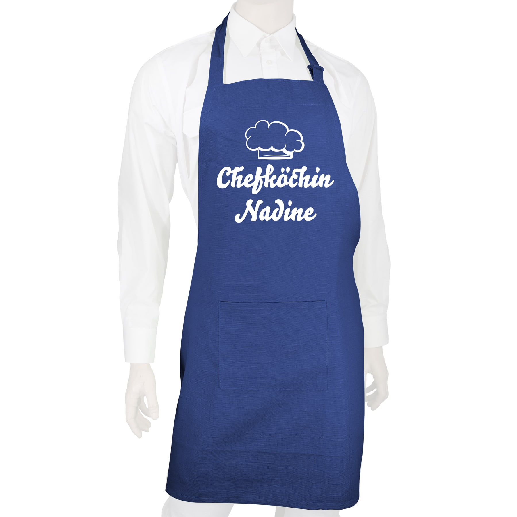 Produktbild von Grillschürze Kochschürze mit Wunschtext "Chefköchin"