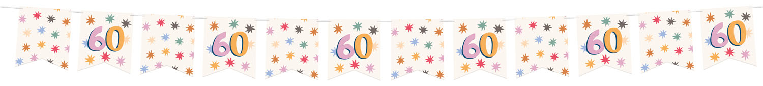 Produktbild von Wimpelkette - 60. Geburtstag - 6 Meter