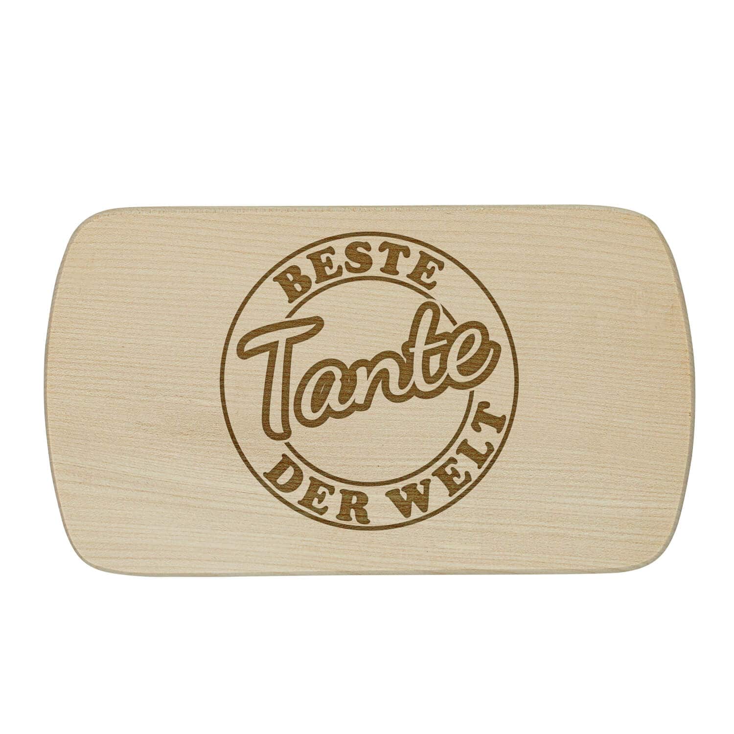 Produktbild von Frühstücksbrettchen "Beste Tante" mit verschiedenen Motiven