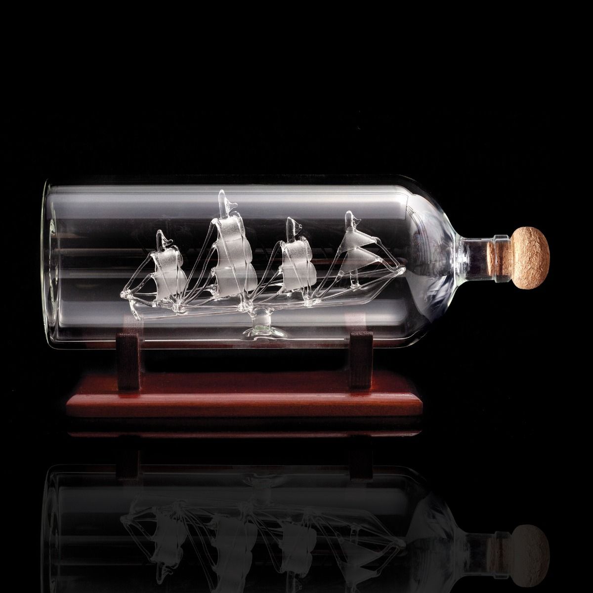 Produktbild von Whisky-Dekanter "Segelschiff" aus Glas, 750 ml