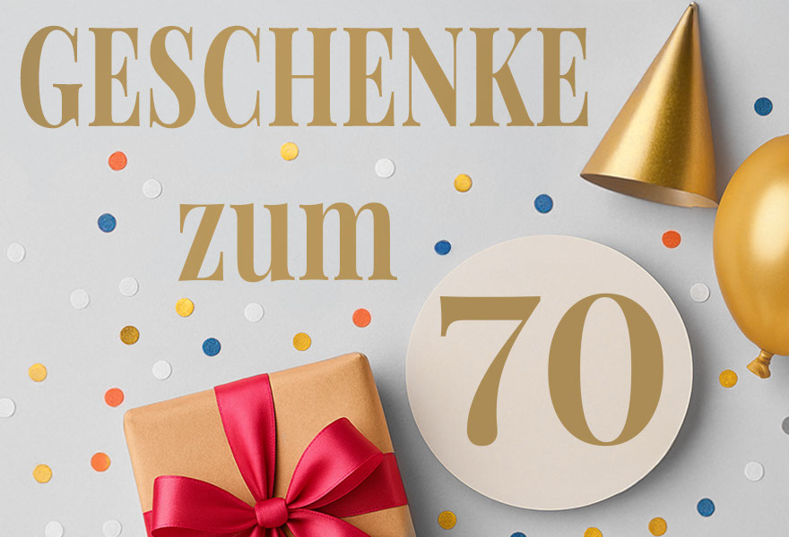 Kategoriebild für Geschenke zum 70. Geburtstag