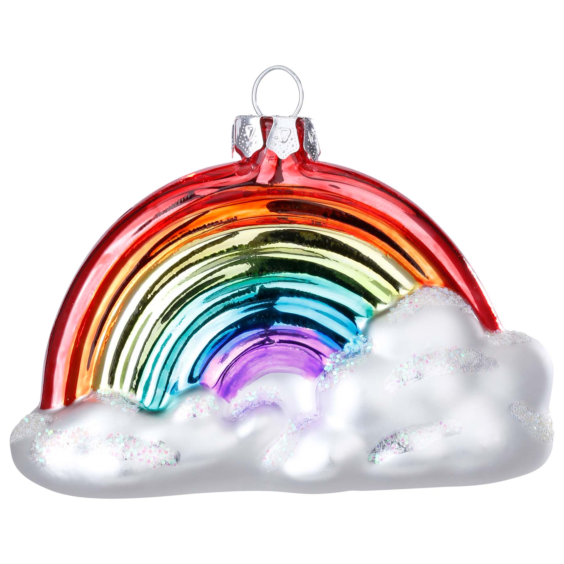Produktbild von Weihnachtsbaumschmuck "Regenbogen" aus Glas