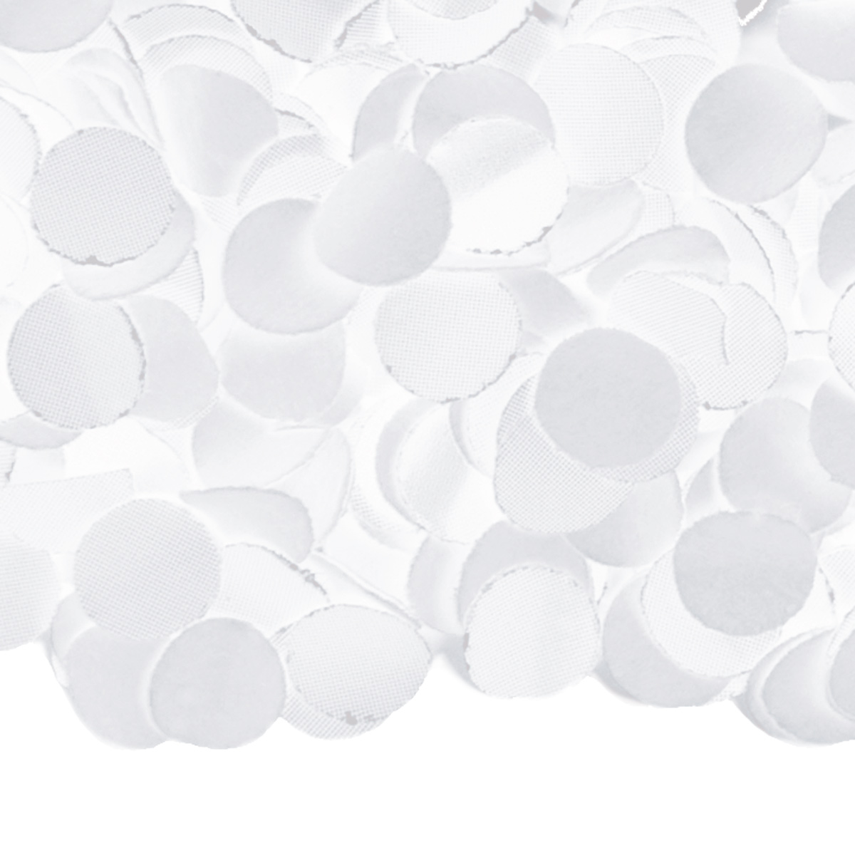 Produktbild von Papier-Konfetti weiß - 100 g