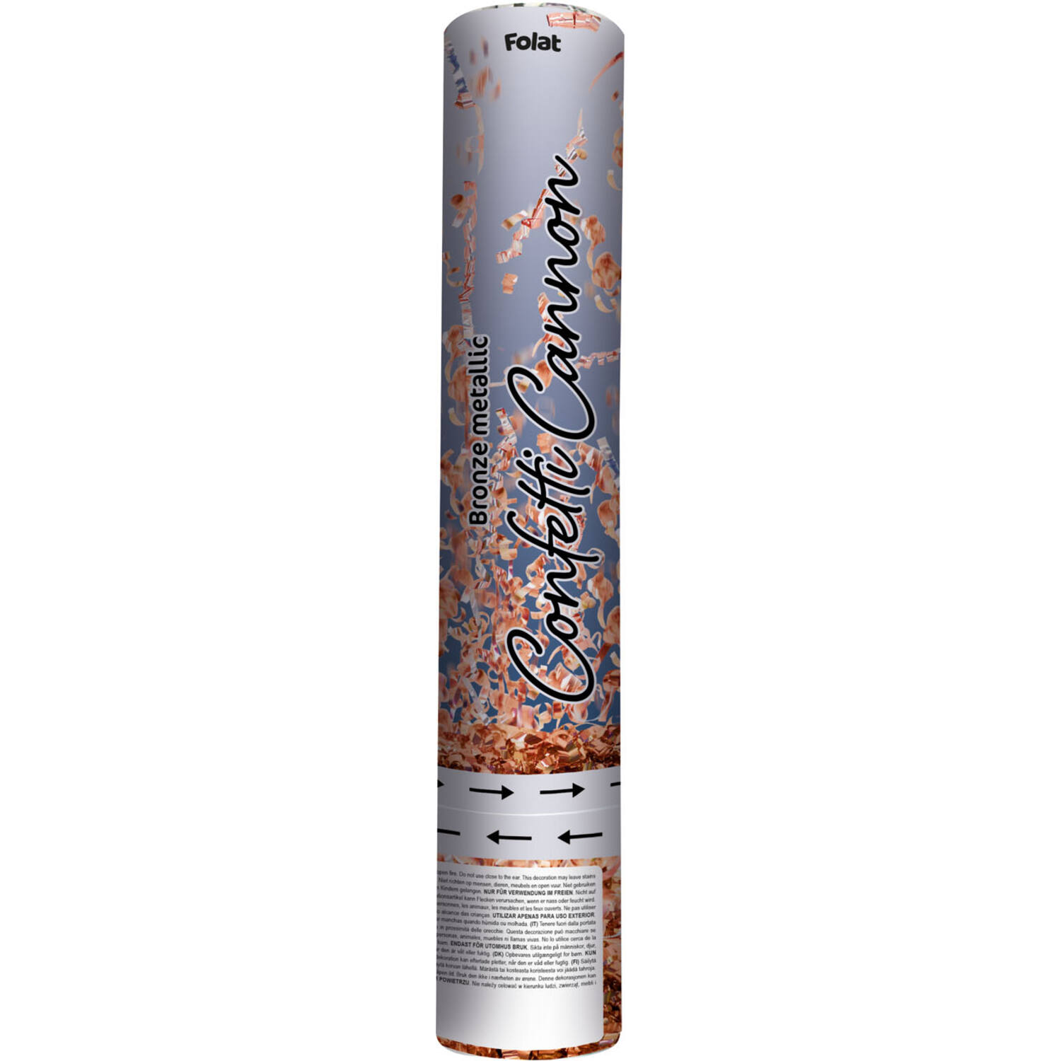 Produktbild von Konfettikanone blau