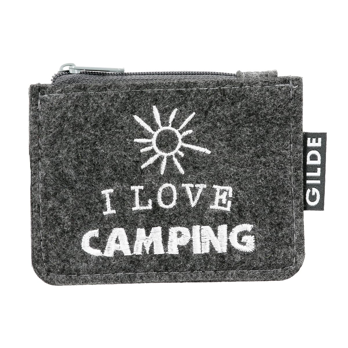 Produktbild von Schlüsselanhänger "I Love Camping" - aus Filz