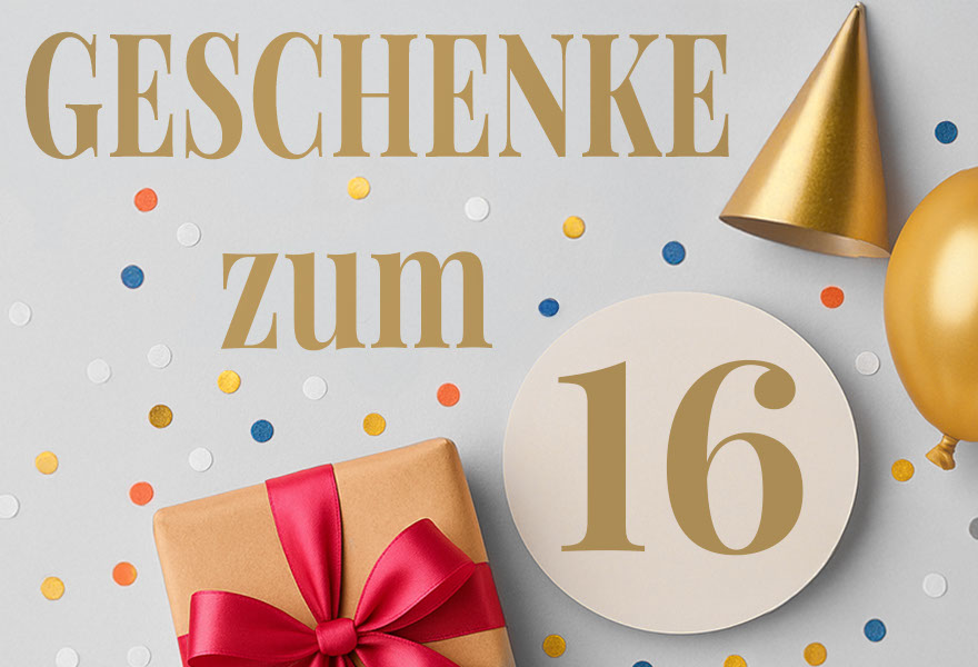 Kategoriebild für Geschenke zum 16. Geburtstag