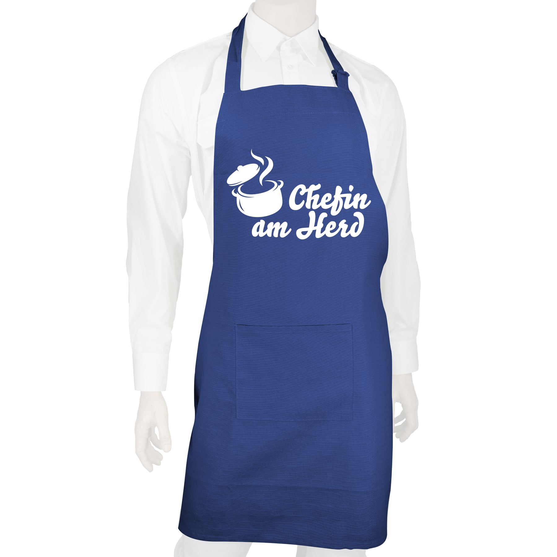 Produktbild von Grillschürze Kochschürze "Chefin am Herd"