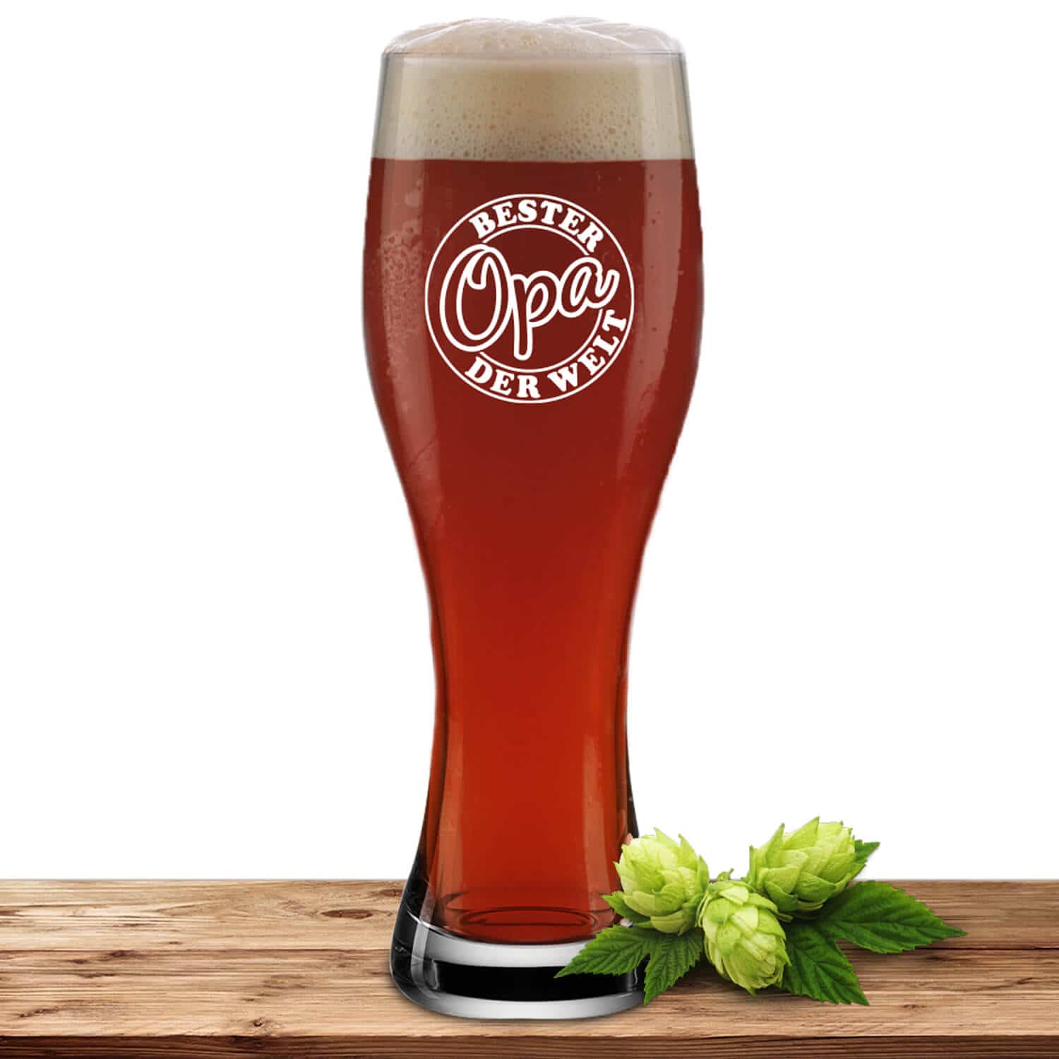 Produktbild von Weizenglas 0,5l "Bester Opa"