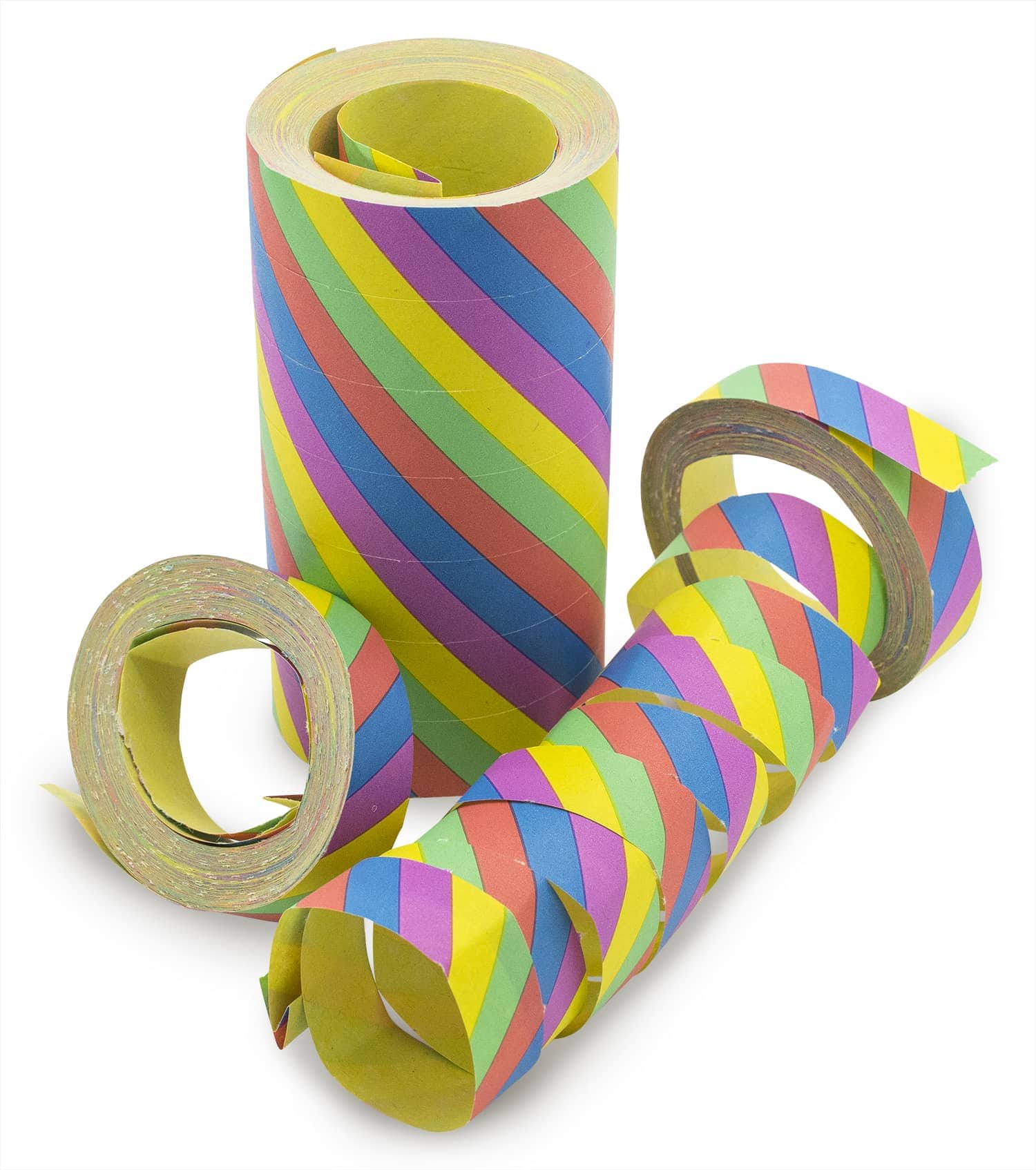 Produktbild von Maxi-Luftschlangen, bunt diagonal