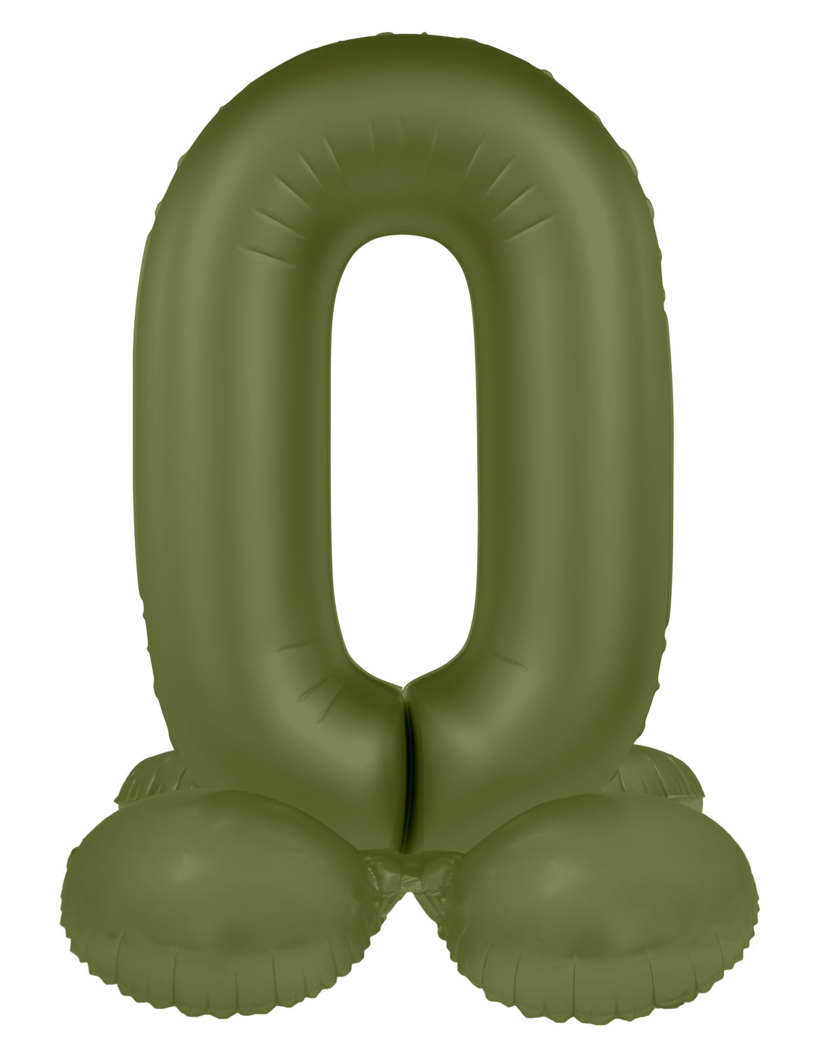 Produktbild von Stehende Zahlenluftballons Grün von 0 bis 9 - 41cm