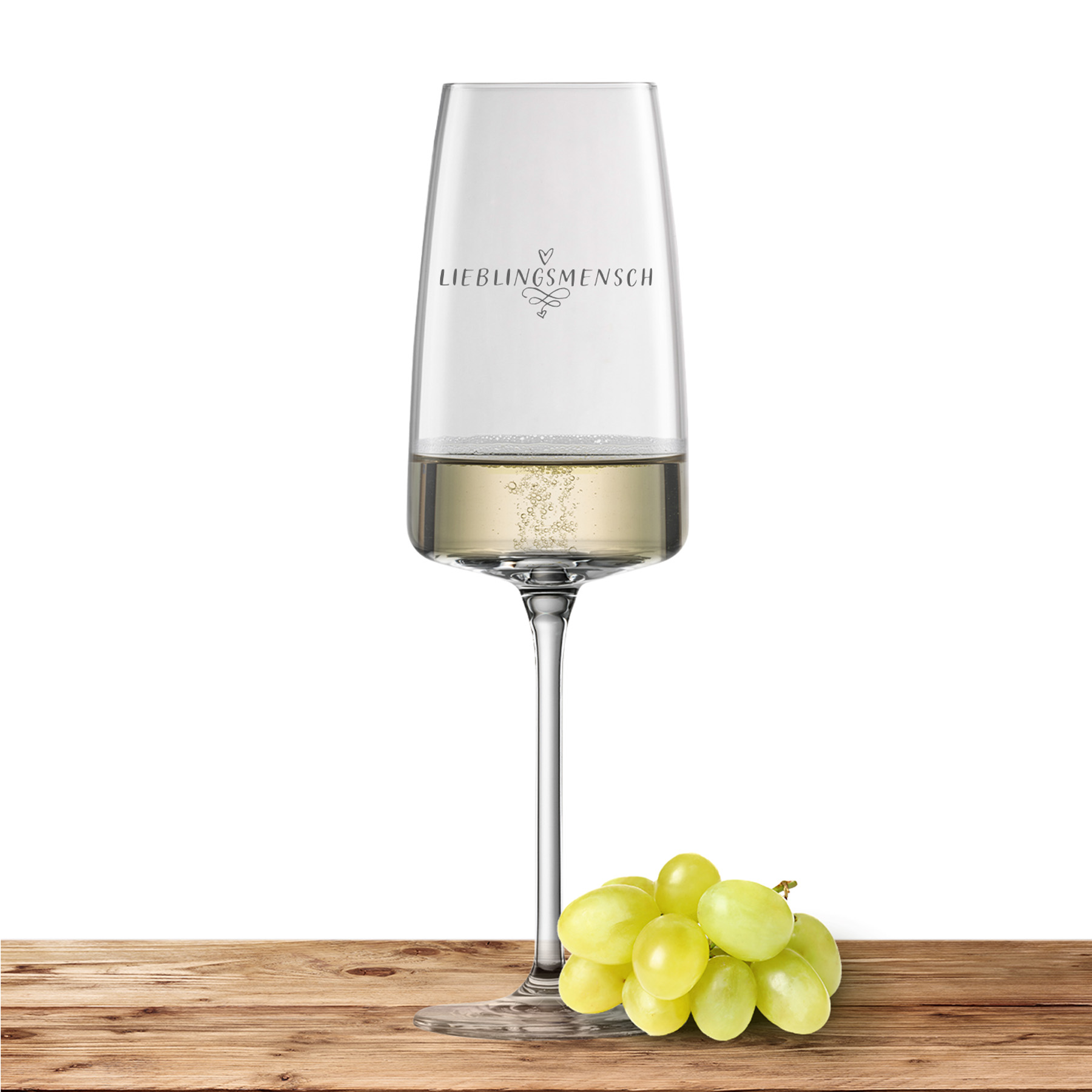 Produktbild von Zwiesel Glas Sekt- und Schaumweinglas VIVID SENSES 388ml "Lieblingsmensch"