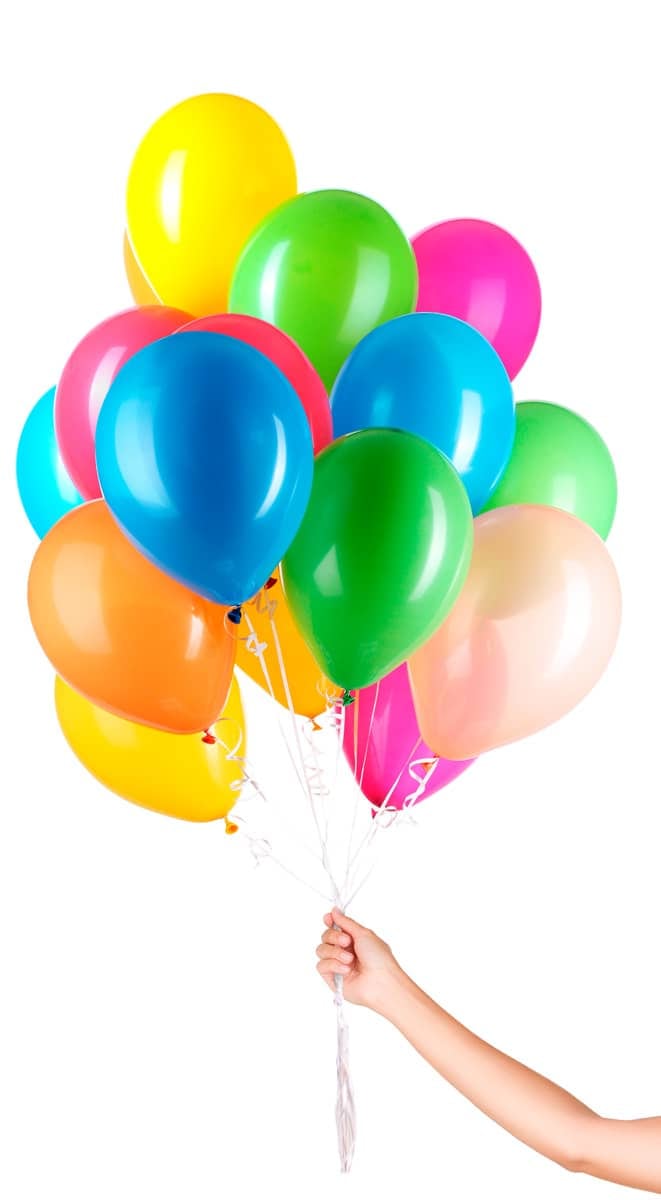 Produktbild von Helium Luftballons bunt