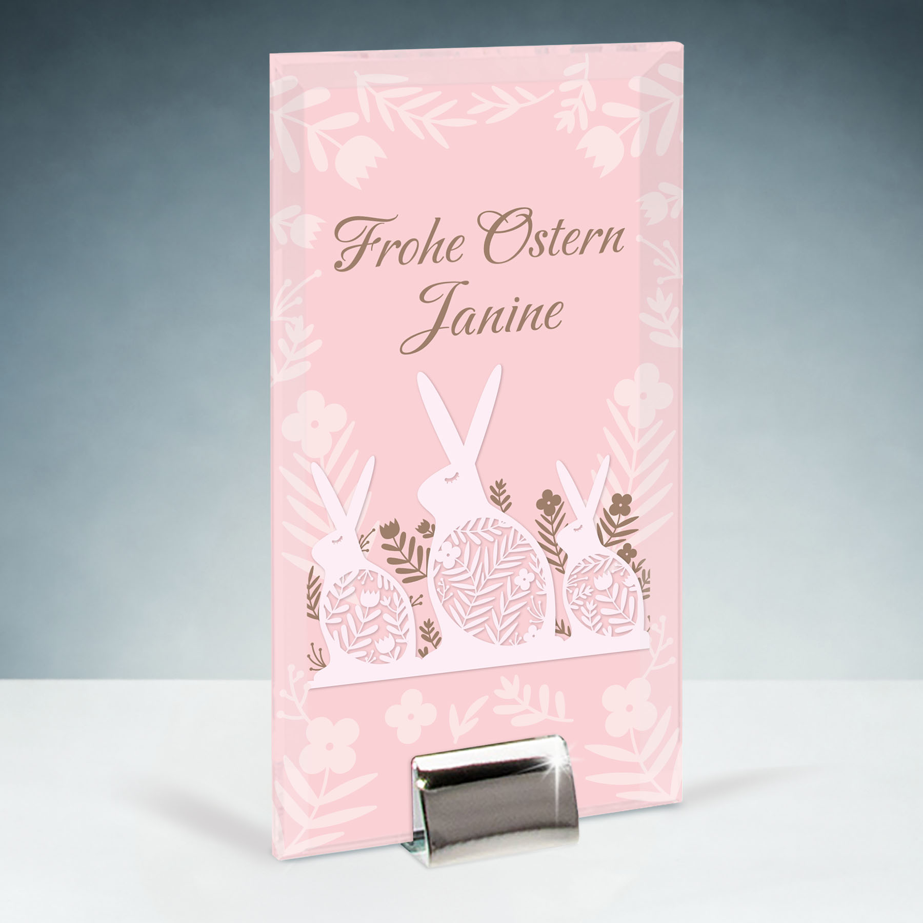 Produktbild von Glastrophäe „Ein zauberhaftes Osterfest“