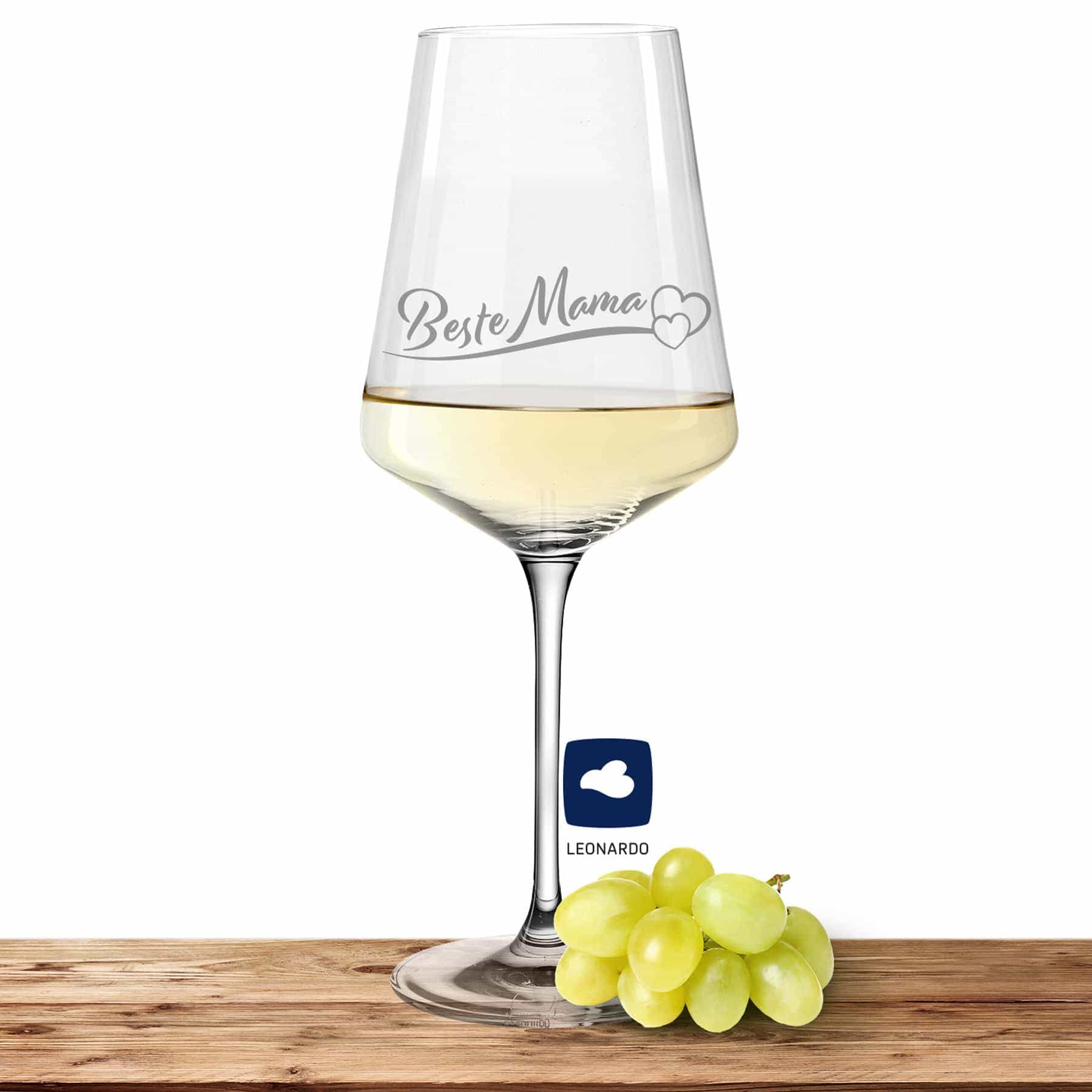 Produktbild von Leonardo Weißweinglas PUCCINI 560ml  "Mama Herzen"