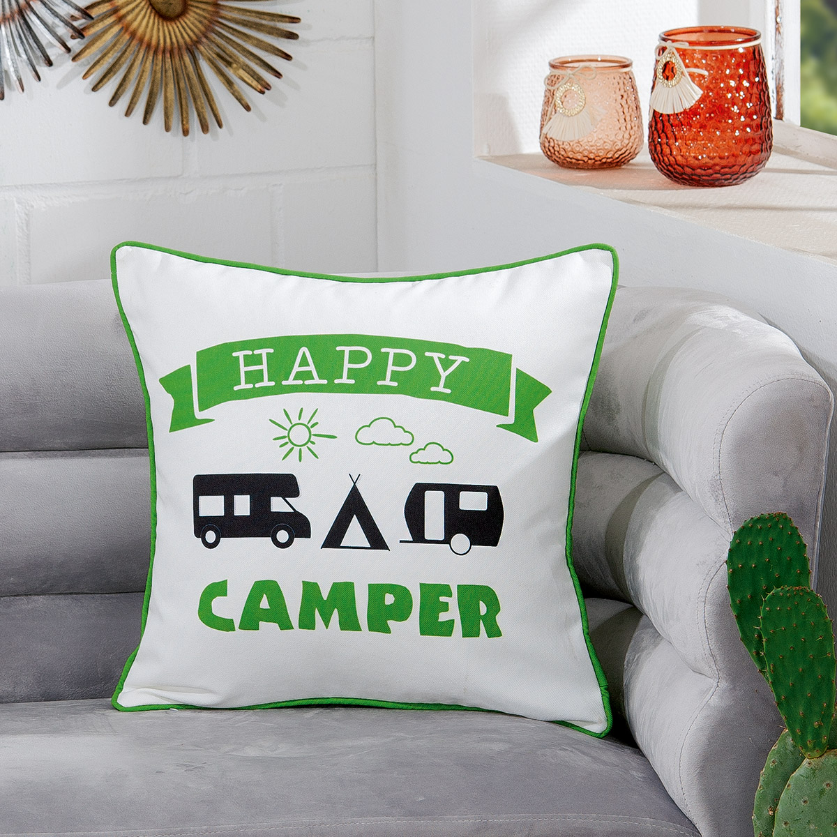 Produktbild von Kissen „Happy Camper“