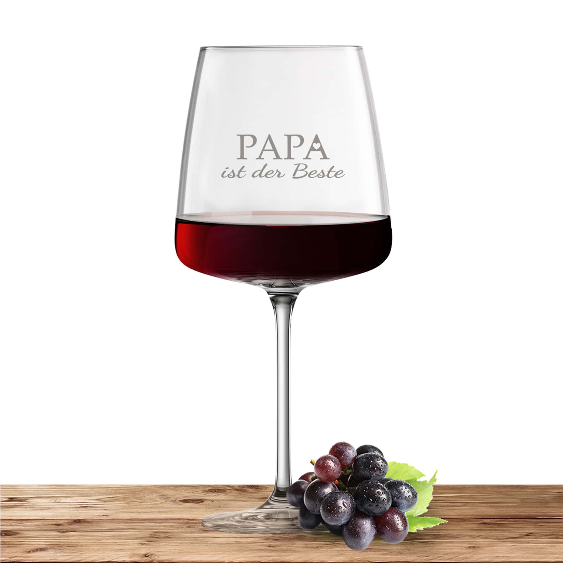Produktbild von Weinglas Zwiesel Glas Rotweinglas VIVID SENSES 710ml "Papa ist der Beste"