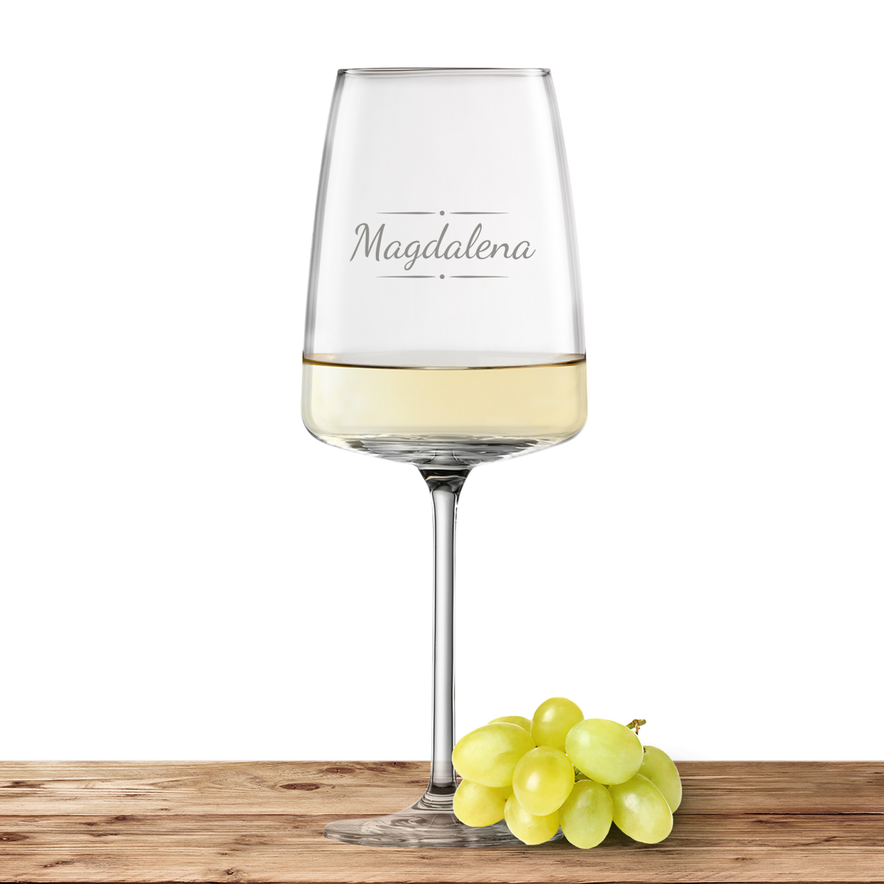 Produktbild von Weinglas Zwiesel Glas Weißweinglas VIVID SENSES 535ml "Verzierung 03" mit Name und Wunschtext