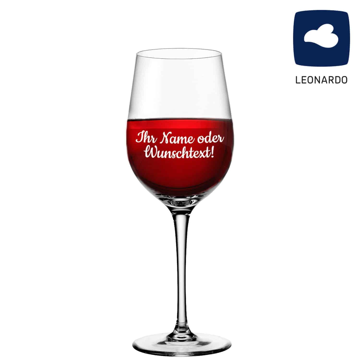 Produktbild von Leonardo Rotweinglas 430ml Ciao+ mit individueller Namensgravur